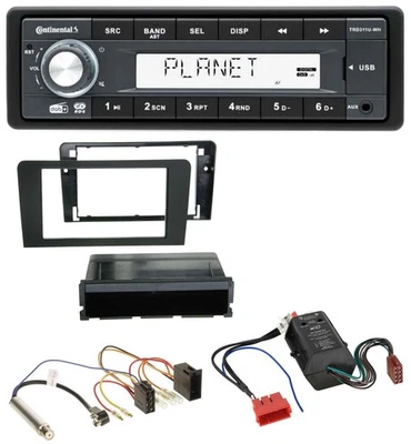 Continental MP3 AUX USB DAB 1DIN Autoradio für Audi A3 8P 03-06 Symphony Bose Ak - Bild 1 von 4