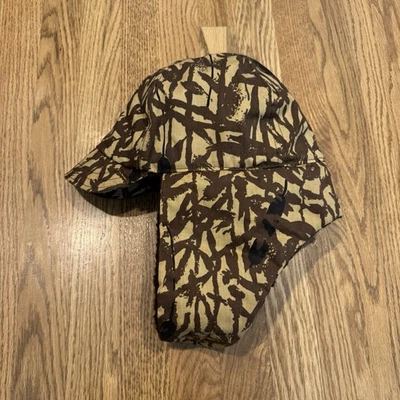 Sombrero Columbia Forrado de Vellón Camuflaje Gorra Talla S/M Orejeras Gore-Tex EE. UU. De Colección Foto 1 de 4