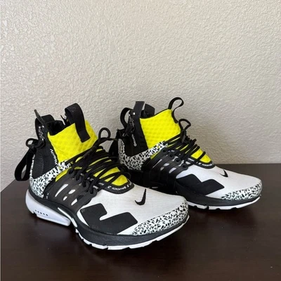 Nike Acronym x Air Presto Mid Dynamic Amarillo Tenis Talla 5 Hombres AH7832-100 Foto 1 de 4