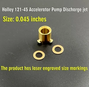 Holley 121-145 Accelerator Pump Discharge Nozzle 2300/4150/4160 Carburetors 1pcs - Picture 1 of 7