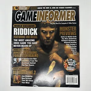NO ADDRESS LABEL Game Informer Magazine February 2004 Issue #130 Riddick D&D - Imagen 1 de 16