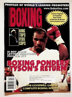 1998 October International Boxing Digest Magazine Mike Tyson Don King Roy Jones - Image 1 of 4
