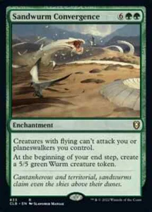 x1 Sandwurm Convergence - Deck Exclusive R MTG Commander Legends: Battle for Bal - Picture 1 of 1