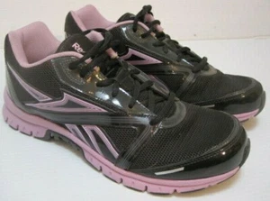 Scarpe da corsa Reebok donna Ultimatic nero/viola J95182 stringate basse 9,5 - Foto 1 di 5