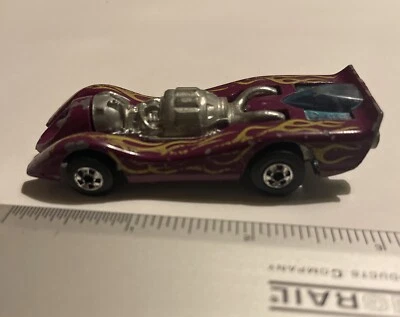 Hot Wheels Jet Threat 1977 ciruela llamas amarillas Hong Kong Foto 1 de 4