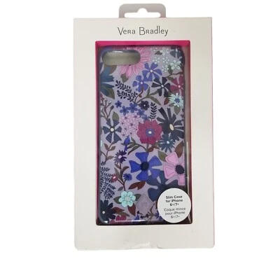 Funda delgada Vera Bradley para iPhone 6+/7+ nueva caja abierta lirio de Bengala patrón genial Foto 1 de 2