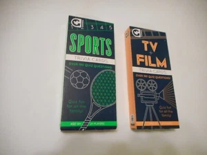 Group Of (2) Hacche Trivia Cards. (1) Sports (1) TV/Film. New. - Picture 1 of 8