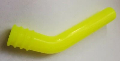 RC 1/10 Nitro Car Buggy Engine Silicone Exhaust DEFLECTOR coupler Yellow - Image 1 of 2