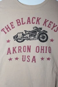 The Black Keys Band Akron Ohio USA Sand Color T Shirt Full Size S-5XL - Picture 1 of 3