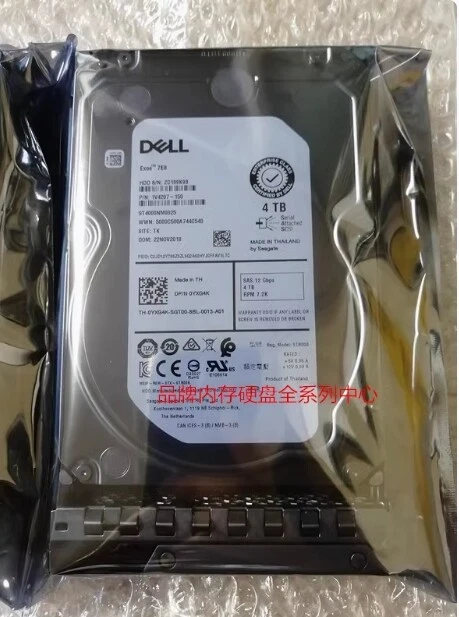 0YXG4K YXG4K DELL 4TB 7.2K SAS 12Gb/s 3.5" 512e HDD Hard Drive 14/15/16G KIT - Image 1 of 1