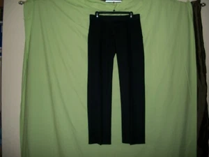 Stella McCartney Black 100% Wool Straight Leg Pants - Picture 1 of 21