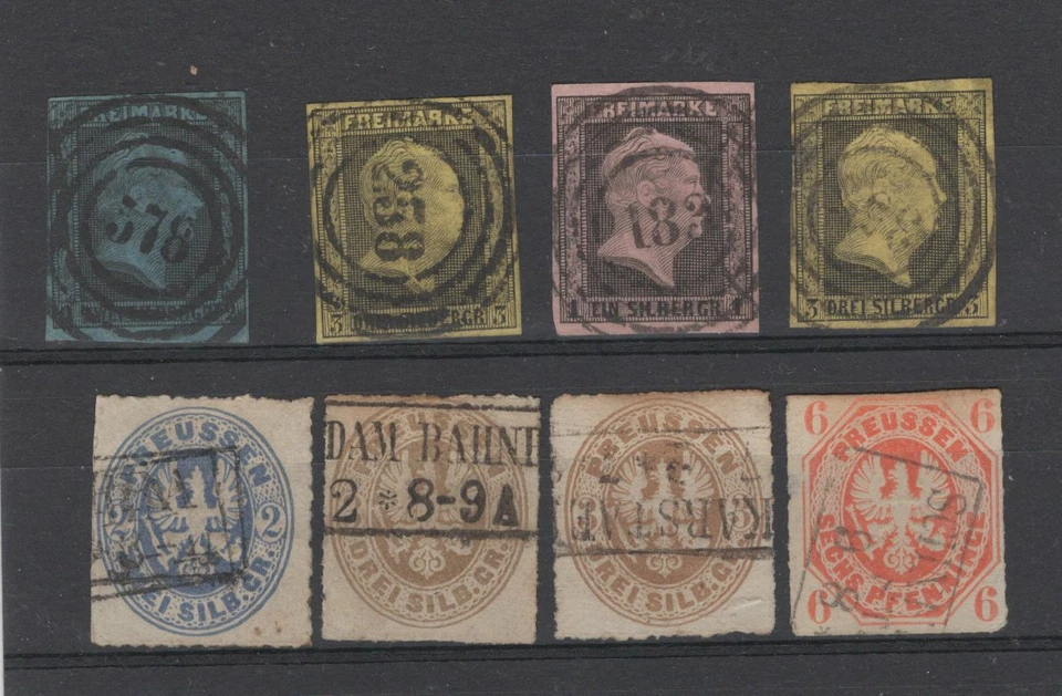 GERMANY - PRUSSIA LOT, 8 DIFFERENT, CV $200 - Image 1 of 1