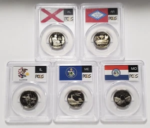 2003-S State Label - Proof Quarter Set - PCGS PR69DCAM - Nice Set! S1 - Picture 1 of 12