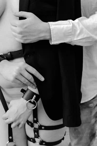 Wide Leather Bracelet with O-Ring Leather Cuff  Leather Bracelet Handcuffs - Picture 1 of 10