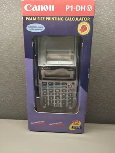 Canon P1-DH V 12-Digit Palm Size Portable Printing Calculator NEW - Picture 1 of 2