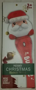 NIB🎅 Christmas Bubble Wand Toy for Kids Musical & Light Up Automatic Bubble Red - Picture 1 of 6