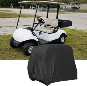 Waterproof Golf Cart Cover 2 Passenger Seat Heavy Duty For GAS Yamaha UTILITY - Picture 1 of 11