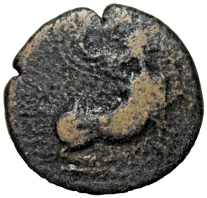 ISLANDS OFF CARIA, CHIOS. AE 22. CIRCA 84-27 BC. SPHINX-AMPHORA.  - Picture 1 of 3