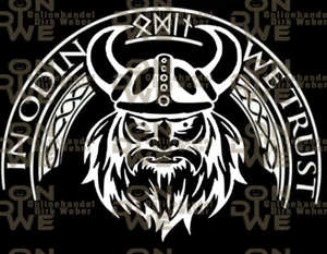 Aufkleber "Odin" groß Autoaufkleber, Funaufkleber, Wikinger, Viking (1302) - Bild 1 von 1