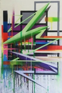 OTTHON Canvas 120x81cm 3D Aerosol With COA 2021 SUEDE ODEITH/PEETA PRO176/SEEN/IZ - Picture 1 of 12