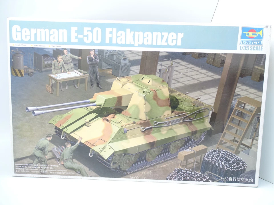 Trumpeter Modello 1/35 Militare Esercito - Carro Armato E50 Flakpanzer - Immagine 1 di 1