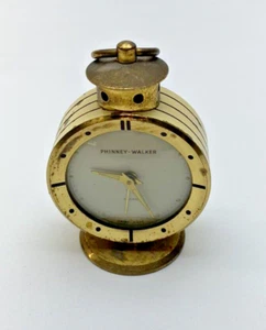 Vintage PHINNEY-WALKER Small lantern style alarm clock - Picture 1 of 10