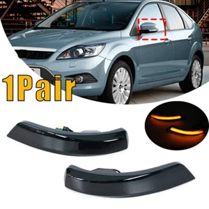 2x LED Turn Signal Light Side Mirror Indicator for Ford Focus MK2 MK3 Mondeo MK4 - Bild 1 von 19