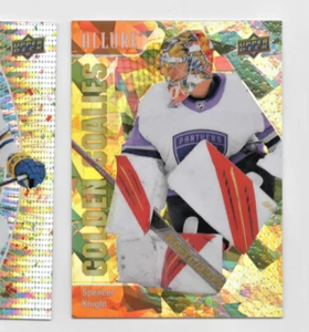 2023-24 Upper Deck Allure Golden Goalies Orange Spencer Knight 108/399 A-1871 - Picture 1 of 2