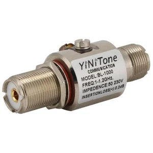 Connecteur antenne coaxiale BL-1000 UHF femelle vers UHF femelle protection contre les surtensions - Photo 1/7