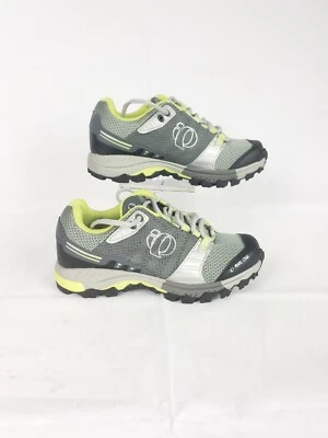 Zapatos de ciclismo Pearl Izumi iQ X-ALP Seek talla 37 plateados y verdes para mujer Foto 1 de 4