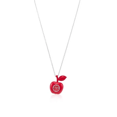 Marc Jacobs кварца красный циферблат Bauble Apple подвеска женщины ожерелье часы - Изображение 1 из 4