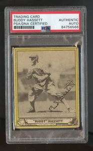 1940 Play Ball Set-Break #62 Buddy Hassett Signed PSA/DNA AUTO Authentic - Picture 1 of 2