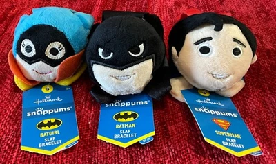 Lote de 3 PULSERA PALMADA SUPERHÉROES Batman Batgirl Superman Slap Foto 1 de 4