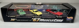 Hot Wheels Collectibles 30th Anniversary 67 Muscle Cars 3 Car Set NEU - Bild 1 von 9