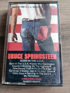 Music Cassette - Bruce Springsteen ~ Born In The USA ~ Columbia Records 1984 VG - Picture 1 of 9