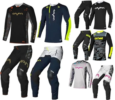 BRANDED 2025 Seven MX Gear Set Enduro Motocross Jersey & Pants Combo Motorcycle Kit UK