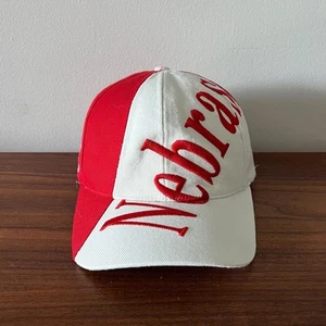 Vintage Nebraska Huskers Snapback Hat NCAA Red/White Zephyr One Size - Picture 1 of 6