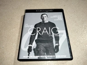 GOOD Daniel Craig James Bond 007 4K Ultra HD/Blu-ray 5-Movie Collection - Picture 1 of 7