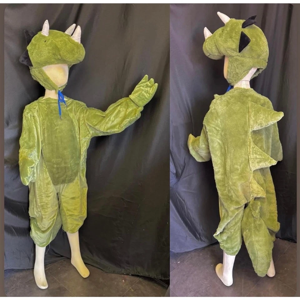 Детский костюм динозавра — единственный в своем роде ручной работы — детский 5–6  - Изображение 1 из 1