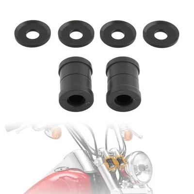 Polyurethane Handlebar Riser Bushings For Harley Softail Dyna Sportster XL - Image 1 of 4