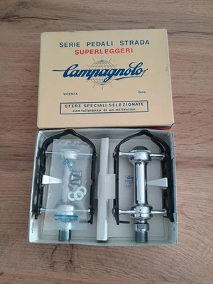 Nos Nib Vintage Pedali Campagnolo  Superleggeri New Pedals 325h Colnago Foto 1 de 4