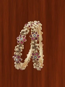 Indian Jewelry Gold Plated Bollywood Ethnic Bangles Party wear - Picture 1 of 5