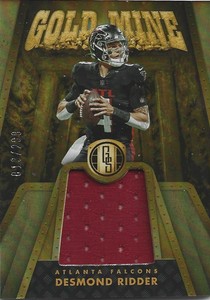 2023 Panini Gold Standard DESMOND RIDDER Gold Mine Jersey Relic #d 13/299