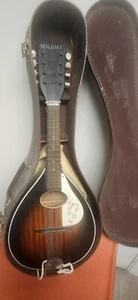 Vintage Harmony Holiday Mandolin w/ Case - Picture 1 of 9