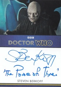 DOCTOR WHO SERIE 5 - 7 - INSCRIPCIÓN AUTÓGRAFO STEVEN BERKOFF (100-150) 1 - Imagen 1 de 1