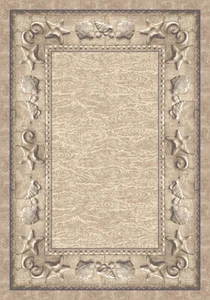 Milliken Ivory Contemporary Embossed Solid Area Rug Nautical Sand Castles Opal - Picture 1 of 9