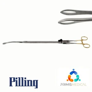 Pilling 211117A Landreneau Masher Grasping 7.8mm Forceps 8-1/2" Tip 17-1/4" - Picture 1 of 4