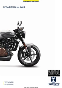 HUSQVARNA 2019 VITPILEN 701 REPAIR WORKSHOP SERVICE MANUAL REPRINTED - Picture 1 of 6
