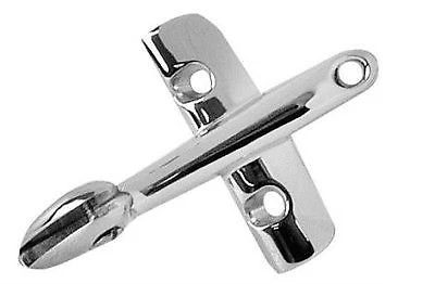  1962-1965 Chevy II / Nova Chrome Inside Rear View Mirror Bracket - Image 1 of 1