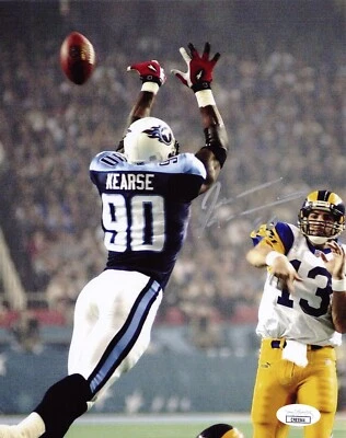 Jevon Kearse signed Tennessee Titans 8x10 photo autographed JSA - Image 1 of 2